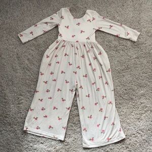Sweet Honey Floral Romper Size 4T